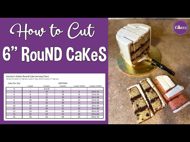 Different Ways To Cut A 6 Inch Cake