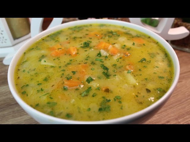 Vegetable soup recipe quickly and easily cooked yourself, vegetable stew recipe