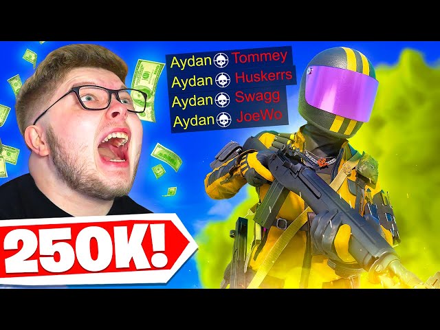 I KILLED 13 PRO'S FOR $250,000 IN Warzone Twitch Rivals 😤 (Cold War Warzone)
