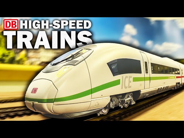 H0 Scale High Speed Model Trains