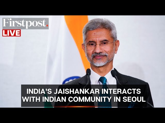Watch: India's EAM Jaishankar Interacts With the Indian Community in Seoul