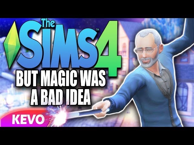 Sims 4 but magic was a bad idea