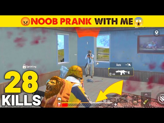 NOOB PRANK WITH LION x GAMING IN PUBG LITE | PUBG MOBILE LITE NEW UPDATE GAMEPLAY - LION x GAMING