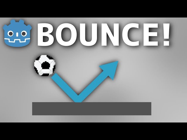HOW to make a BALL BOUNCE off of WALLS Godot 4