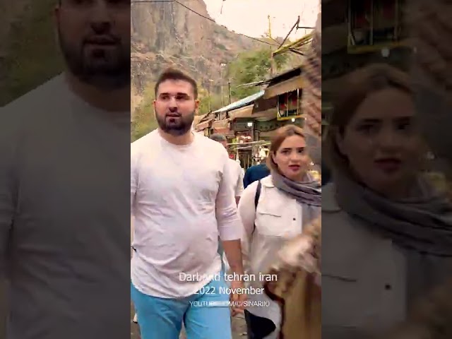 #Shorts Video | iran tehran walking on darband ایران تهران