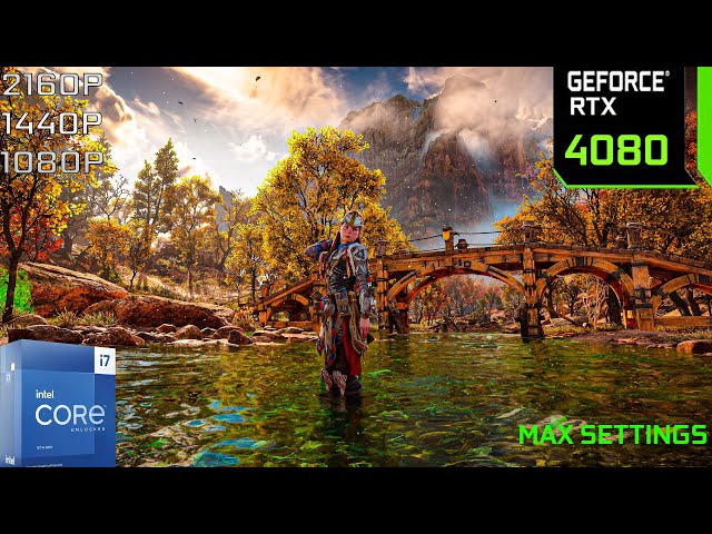 Horizon Forbidden West | RTX 4080 16GB  + I7 13700K | 4K -1440p-1080p Max settings