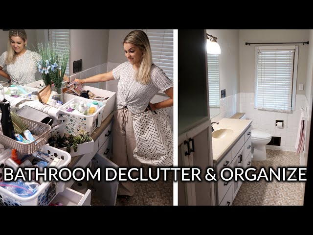 Most Extreme Declutter & Organize Series | Video #4 The Bathroom | My Journey To Minimalism