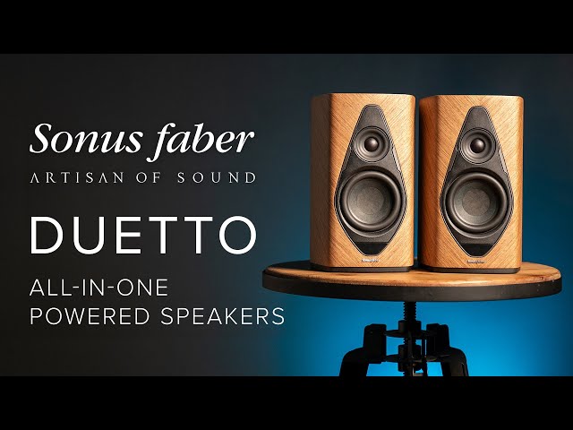 NEW Sonus Faber Duetto - The BEST All-In-One Powered Speaker?! 🤔