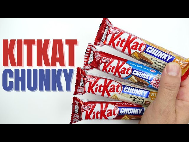 Kit Kat Chunky Edition Peanut Butter, Popcorn and White Chocolate
