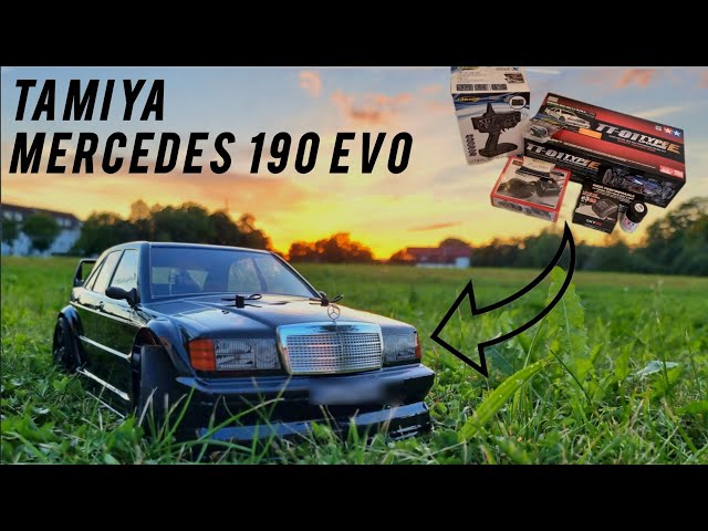 Tamiya Mercedes 190 Evo unboxing + Zusammenbau + Testfahrt | RC Boy's