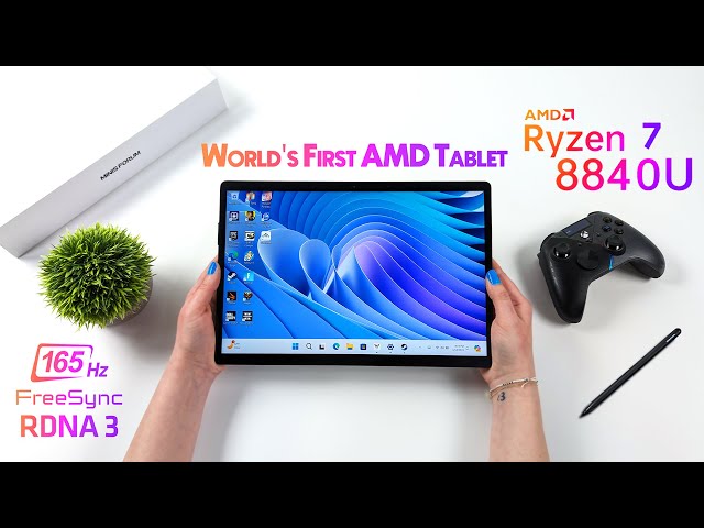 Minisforum V3 AMD Tablet Review! The Best 3 in 1 We've Ever Gotten Our Hands On