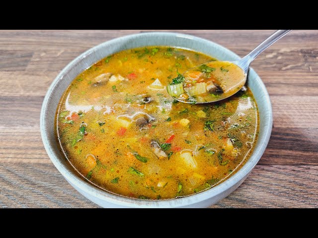 I haven't cooked something so delicious in a long time! Delicious soup – step by step recipe!
