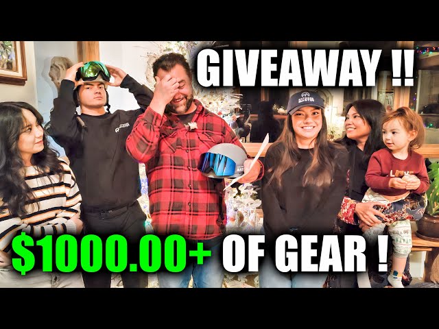 New Year GIVEAWAY! This is CRAZY! Over $1000 in Outdoor Master Gear for SUBSCRIBERS