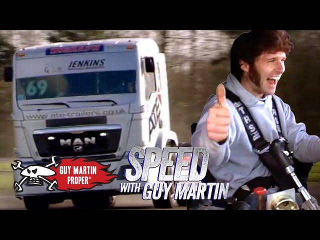 Guy's ride in the 1050HP turbo charged Tow Truck | Guy Martin Proper