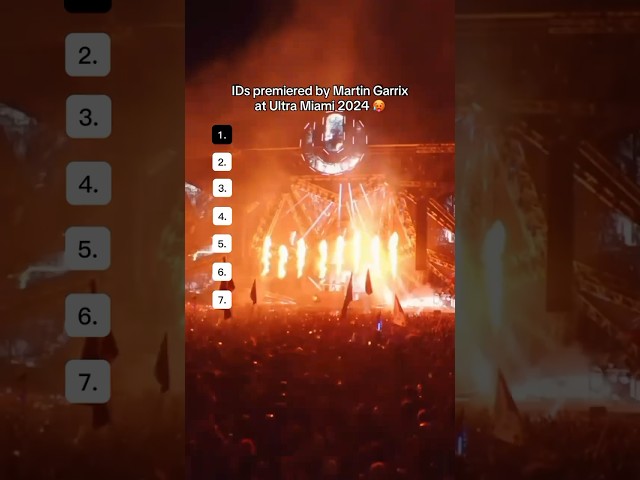 it was special.. new music premiered by Martin Garrix at UMF Miami 24🔥 what’s your favorite ID? 👀