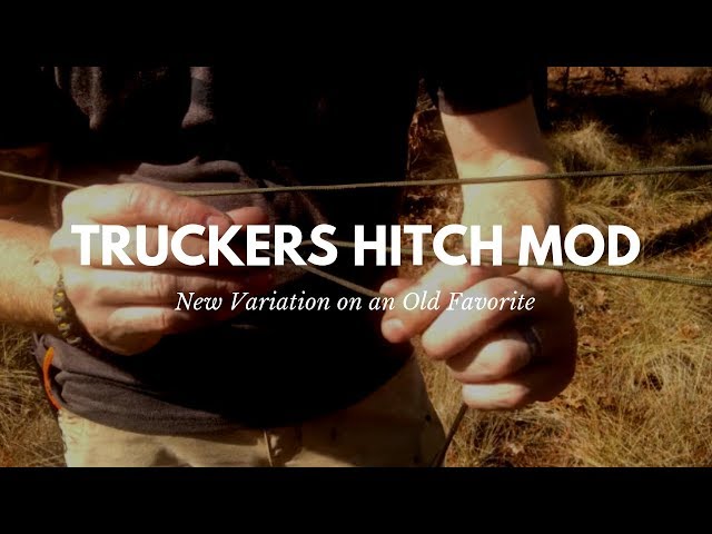Truckers Hitch Variation
