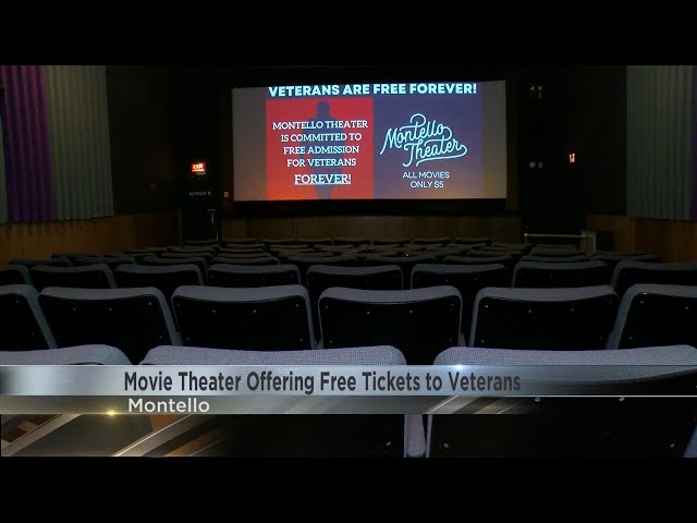 Local movie theatre offers free tickets to veterans; Community donations pour in