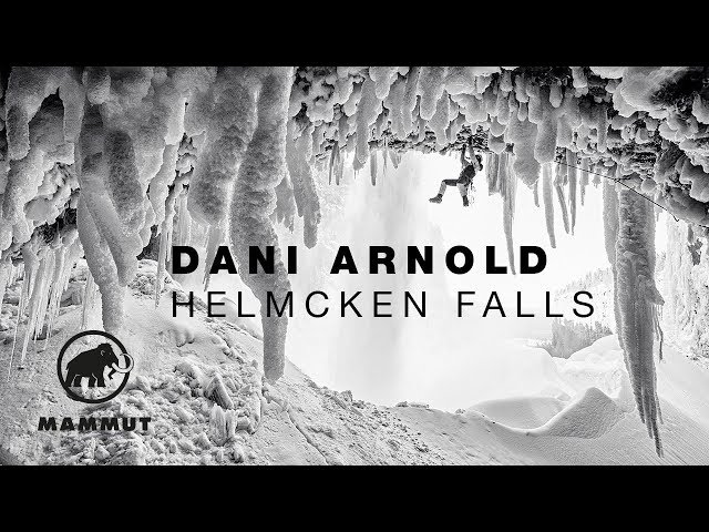 Dani Arnold - New ice climbing route in Helmcken Falls, Canada
