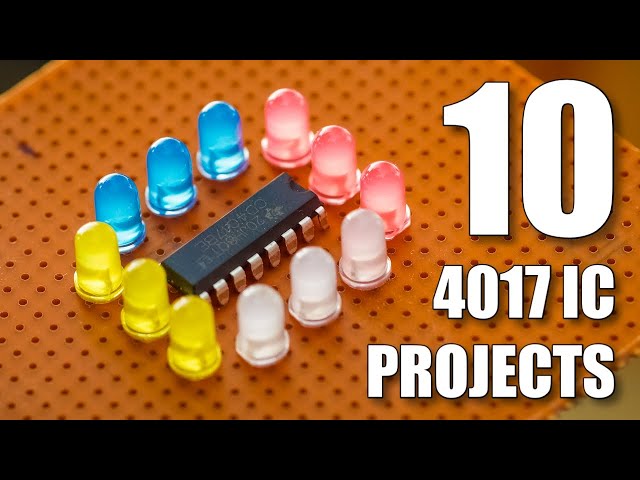 [New] TOP 10 CD4017 IC PROJECTS