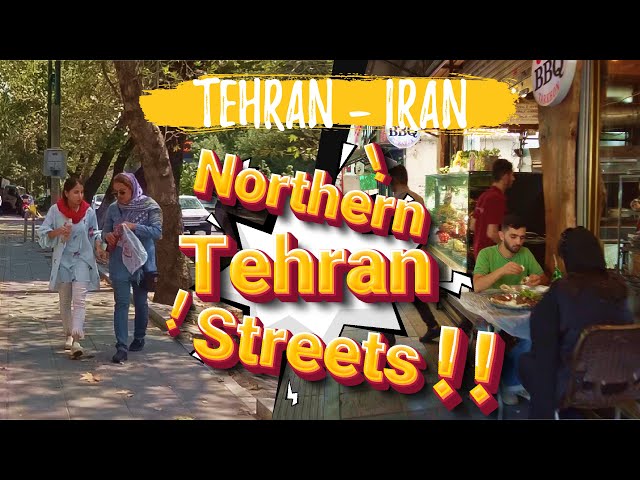 Iran Vlog | Walking Northern Tehran Streets ( Shariati street ) | Tehran 2022