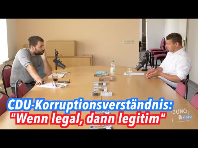 CDU-Kriterium bei Korruption: "Wenn's legal ist, ist es auch legitim"