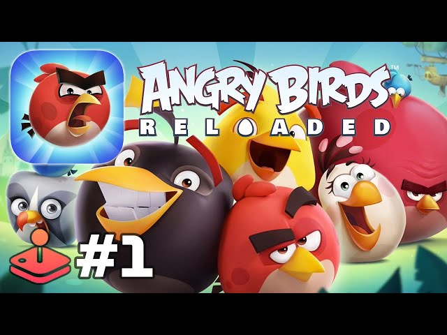 Apple Arcade - Angry Birds Reloaded - Classic Slingshot Action! Gameplay Part 1
