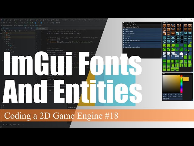 ImGui Fonts and Scene Integration | Coding a 2D Game Engine in Java #18