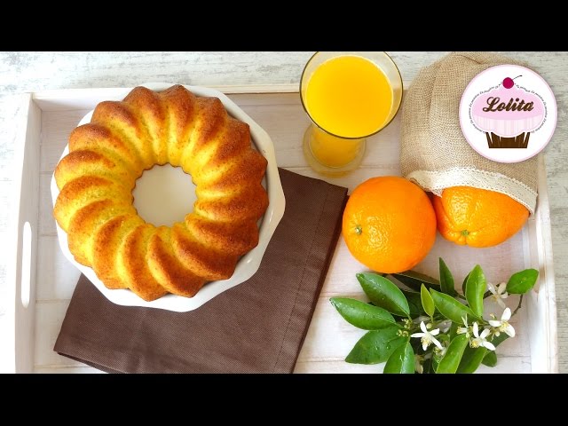 Receta de bundt Cake de naranja | Bizcocho de naranja | Bizcocho fácil