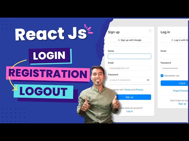Complete User Registration, Login & Logout Functionality in React with Auth0 in Hindi 2022