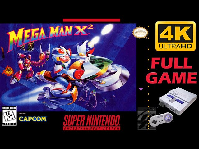 Mega Man X2 [SNES] - Full Game Walkthrough / Longplay (4K60ᶠᵖˢ UHD)