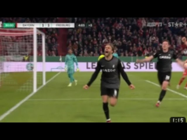 Lucas Höler vs Bayern,Bayern Munchen vs Freiburg(1-2)All Goals ,Result,Highlights