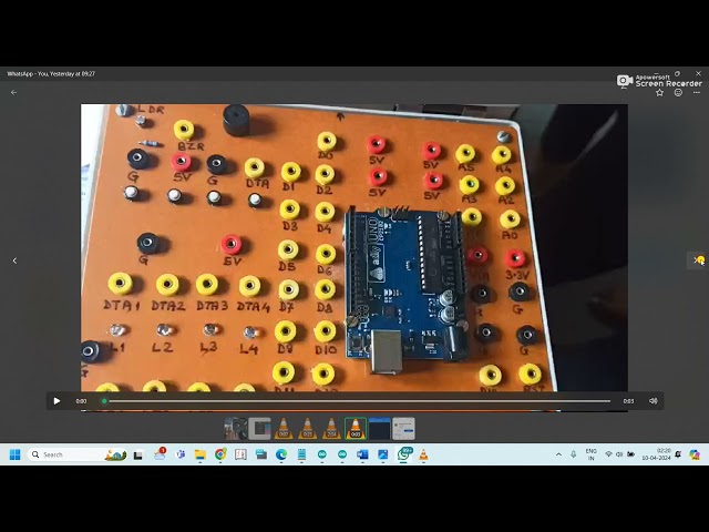 To study Arduino based LED switching using mobile