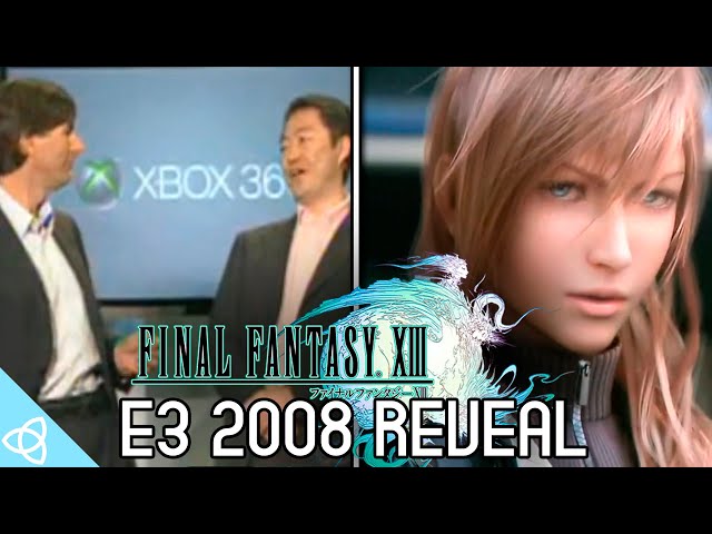 Final Fantasy XIII - Xbox 360 Announcement Trailer and Reaction [E3 2008 Xbox Press Conference]