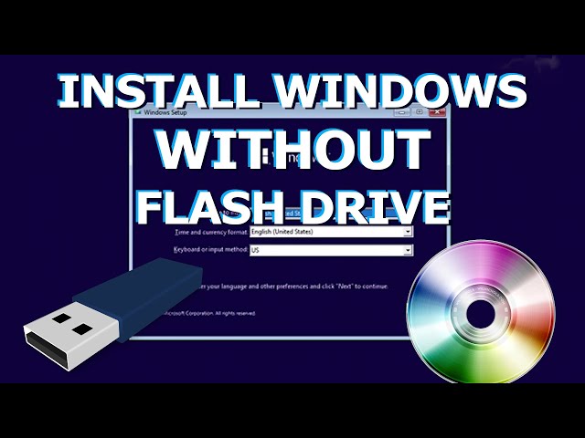 Install Windows WITHOUT USB flash drive or CD. 2 ways to reinstall Windows 10, 8.1, 7