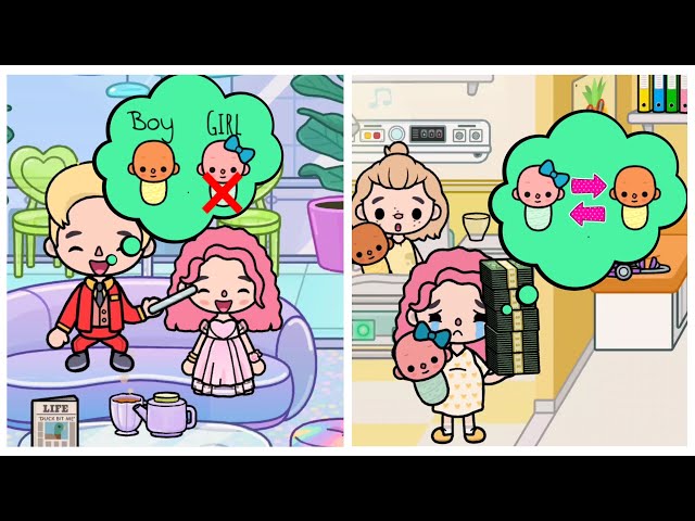 Mom Replaced Me With A Baby Boy Because Dad Didn't Want A Girl | SadStory | Toca Life Story