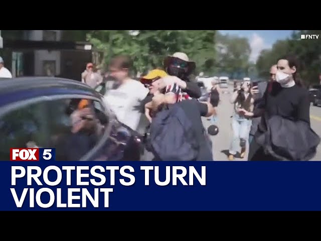 NYC migrant crisis: 5 arrested as protests turn violent