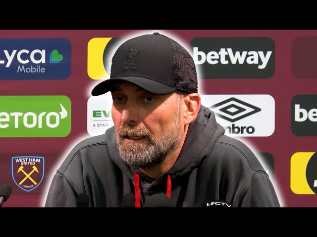 'I spoke with Salah in the dressing room! IT'S DONE FOR ME!' | Jurgen Klopp | West Ham 2-2 Liverpool