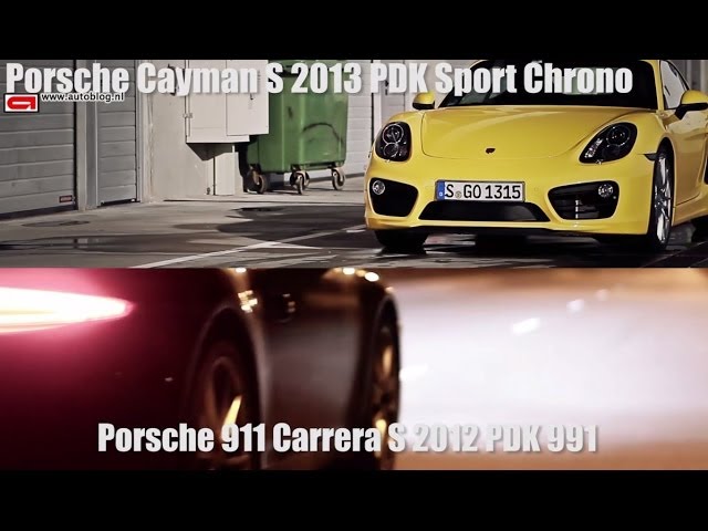 Porsche 911 vs Cayman S: 0- 250 km/h