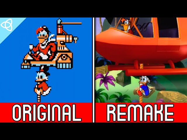 DuckTales - NES Original vs. PS3 Remake | Side by Side