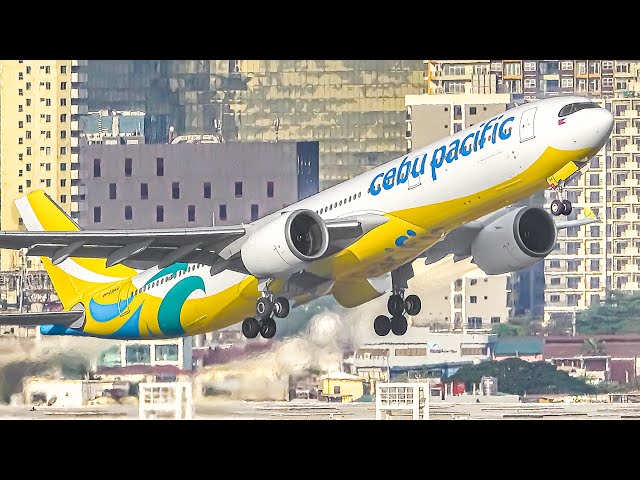 ✈️ SUPER CLOSE UP TAKEOFFS and LANDINGS | Manila Airport Plane Spotting [MNL/RPLL]