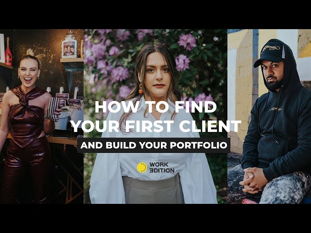 Building Your Portfolio & Finding Your First Photography Client