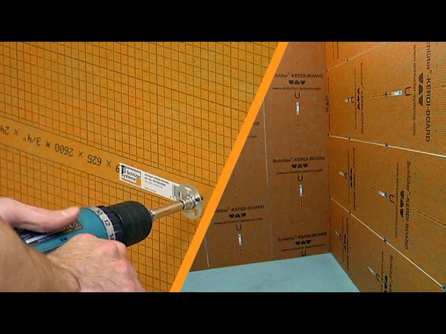 Schlüter®-KERDI-BOARD: Prepare the wooden stud frame structure for tile installation