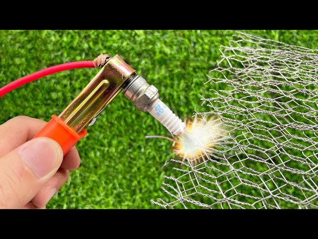 How To Make Simple Spark Plug Welding Machine At Home! Genius Idea