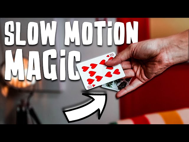 EXPERT Sleight of Hand in SLOW MOTION!!