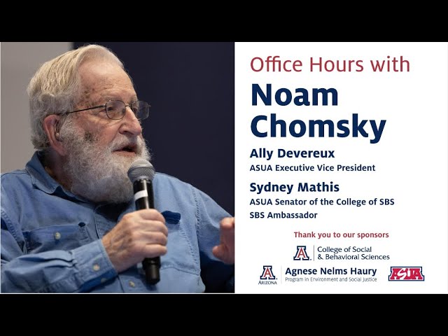 Office hours with Professor Noam Chomsky (Dec. 2021)