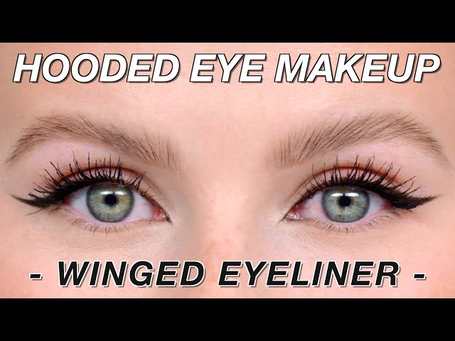 Hooded Eye Makeup Technique | Winged Eyeliner