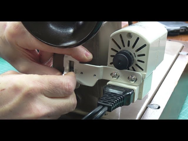Upgrading motor and lighting on a vintage Singer Sewing Machine