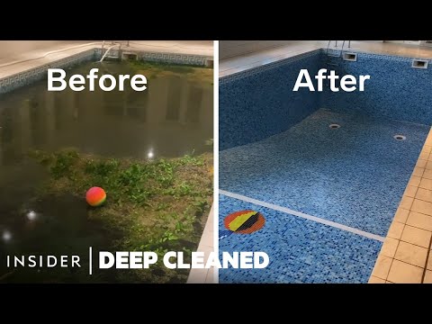 How An Abandoned Indoor Pool Is Deep Cleaned | Deep Cleaned