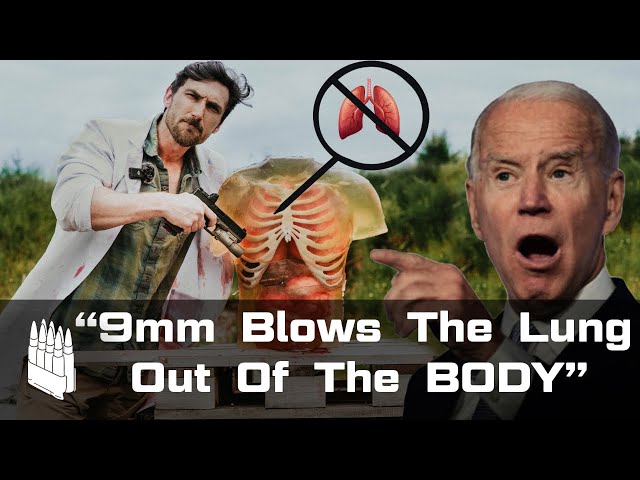 Testing President Biden's 9mm "blow the lungs out the body" statement