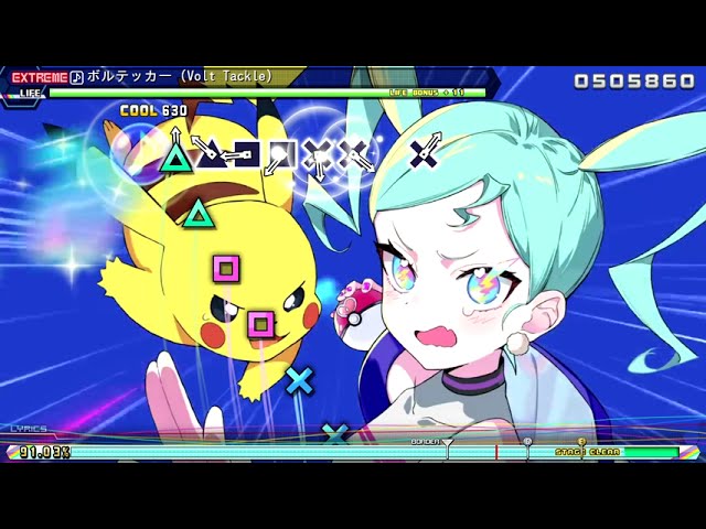DECO*27 - ボルテッカー (Volt Tackle) - Project Diva PPD custom chart (Extreme ☆9)
